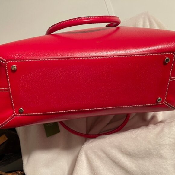 Kate Spade, NWT Wellesley Fallon X-Large Red Tote RETAIL $425 - Picture 7 of 12